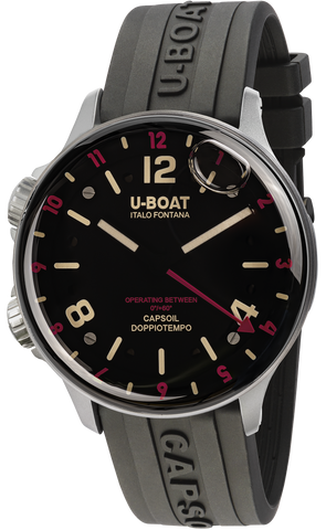 U-Boat Watch Capsoil Doppiotempo 45 SS Red Indices 8839