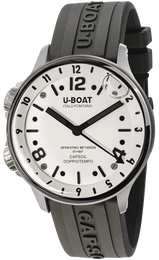 U-Boat Watch Capsoil Doppiotempo 45 SS White 8888