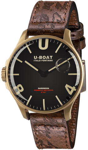 U-Boat Watch Darkmoon 44 Black IP Bronze 8467/B