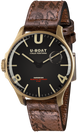 U-Boat Watch Darkmoon 44 Black IP Bronze 8467/B