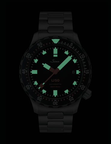 Sinn U50 SDR Tegiment H-Link Bracelet Watch