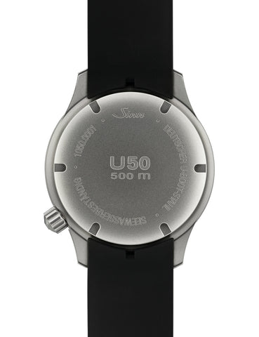 Sinn U50 Silicone Black Watch