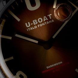 U-Boat Watch Darkmoon 44 Elegant Brown SS