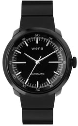 Wena By Sony Watch Three Hands Mechanical Black Pro Black WNWHTM01BB.AE/WNWB11BB.AE