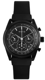 Wena By Sony Watch Chronograph Solar Black Active WNWHCS01BB.AE/WNWA01BB.AE