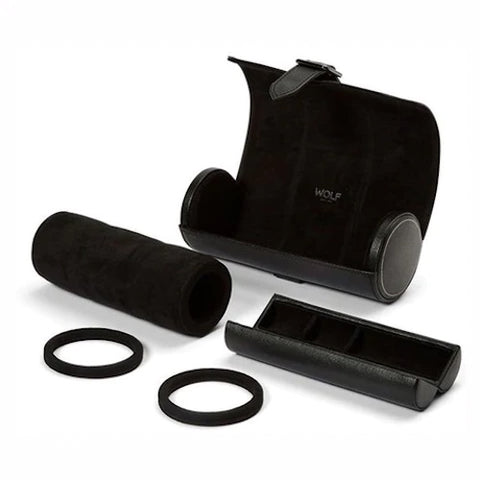 WOLF Watch Roll Black