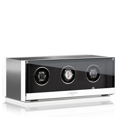 Chronovision Watch Winder Ambiance III Alu White Silk 70050-150.30.12