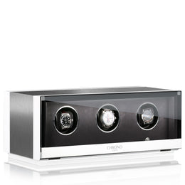 Chronovision Watch Winder Ambiance III Alu White Silk