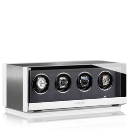 Chronovision Watch Winder Ambiance IV Alu White Silk 70050-151.30.12