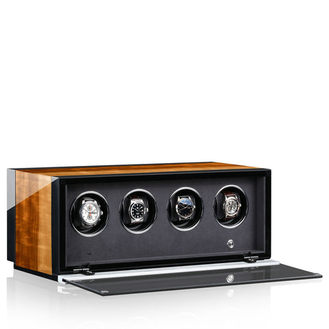 Chronovision Watch Winder Ambiance IV Aurosso High Gloss Black High Gloss