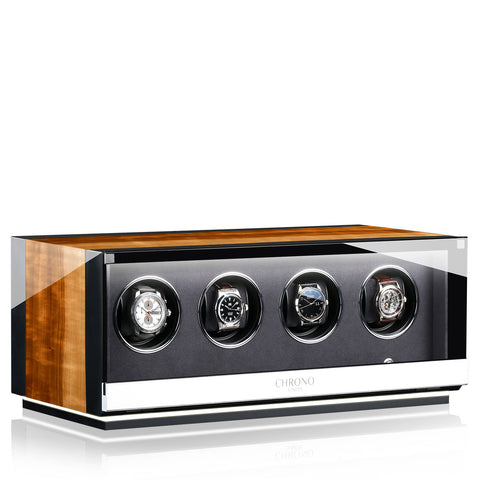 Chronovision Watch Winder Ambiance IV Aurosso High Gloss Black High Gloss