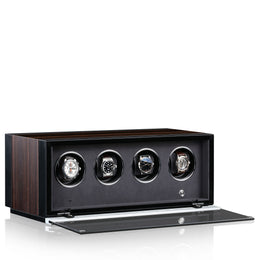 Chronovision Watch Winder Ambiance IV Ebony Silk Black Silk