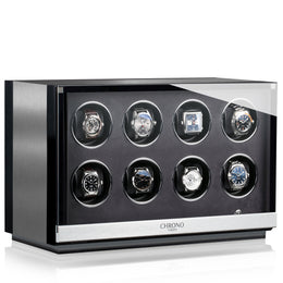 Chronovision Watch Winder Ambiance VIII Alu Black Silk