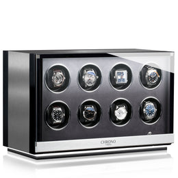 Chronovision Watch Winder Ambiance VIII Alu Black Silk