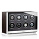 Chronovision Watch Winder Ambiance VIII Ebony Silk White Silk