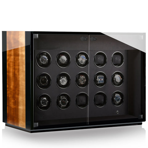 Chronovision Watch Winder Ambiance XV Aurosso High Gloss Black High Gloss