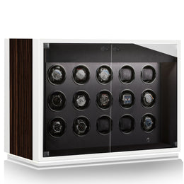 Chronovision Watch Winder Ambiance XV Ebony Silk White Silk