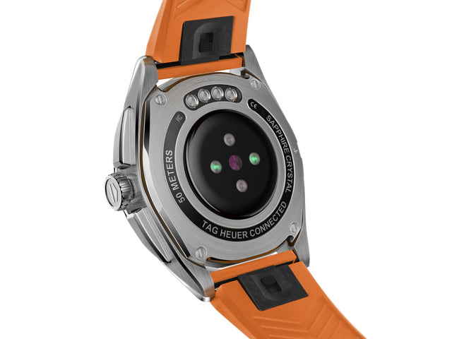 TAG Heuer Watch Connected Calibre E4 42 Orange Rubber