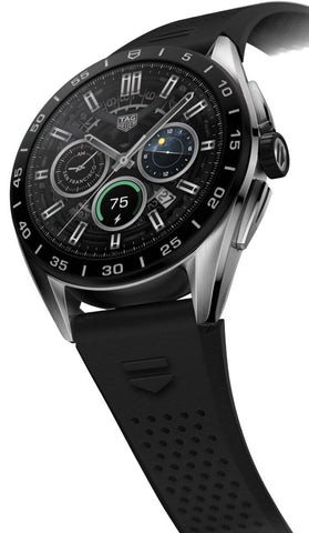 TAG Heuer Connected Calibre E4 Black 45 Rubber D