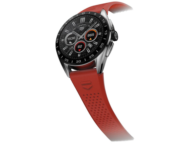TAG Heuer Watch Connected Calibre E4 45 Red Rubber