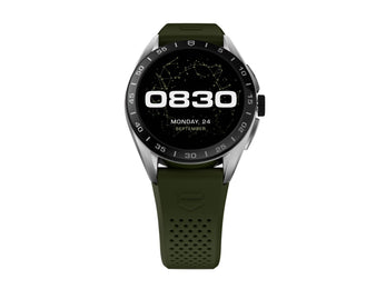 TAG Heuer Watch Connected Calibre E4 45 Khaki Rubber