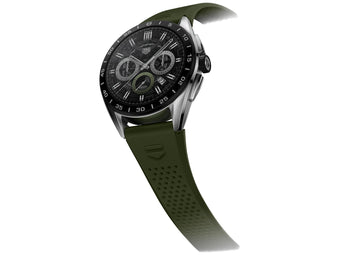 TAG Heuer Watch Connected Calibre E4 45 Khaki Rubber