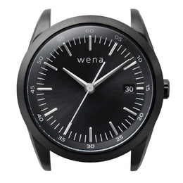 Wena By Sony Watch Head Solar Three Hands Black WNWHTS01BB.AE