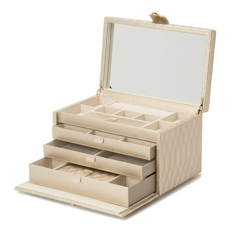 Wolf Jewellery Box Caroline Large Champagne 329646