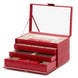 Wolf Jewellery Box Caroline Large Red 329672