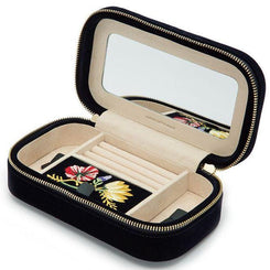 Wolf Jewellery Travel Case Zoe Zip Indigo 393316