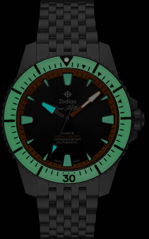 Zodiac Watch Super Sea Wolf Titanium Pro Diver Limited Edition D