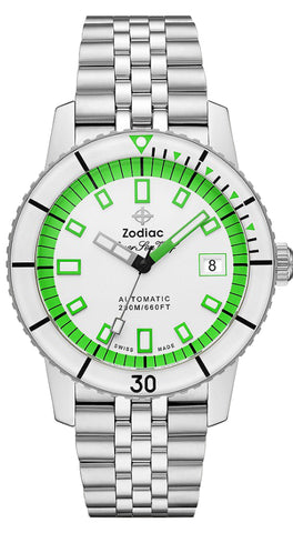 Zodiac Watch Super Sea Wolf Compression Neon Story ZO9279