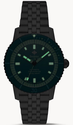 Zodiac Watch Super Sea Wolf Aquamarine Dream D
