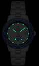 Zodiac Watch Super Sea Wolf World Time GMT Pan Am