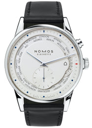 Nomos Glashutte Watch Zurich Weltzeit Sapphire Crystal 805