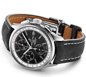 Breitling Watch Premier Chronograph 42 Anthracite Nubuck Tang