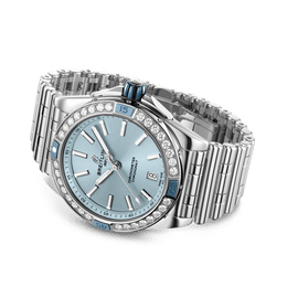 Breitling Super Chronomat Automatic 38 Iced Blue Bracelet Watch