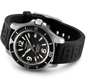 Breitling Watch Superocean Automatic 42 Black Diver Pro III Tang Type