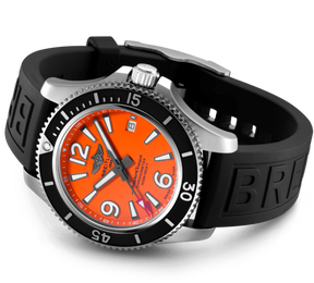 Breitling Watch Superocean Automatic 42 Orange Diver Pro III Tang Type