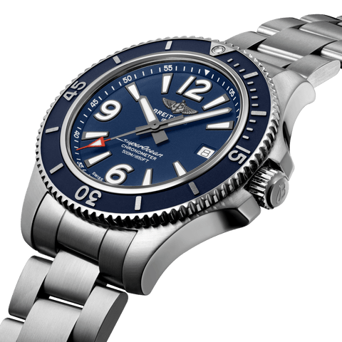Breitling Watch Superocean Automatic 42 Blue Steel Bracelet D