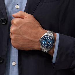 Breitling Watch Superocean Automatic 44 Blue Professional III D