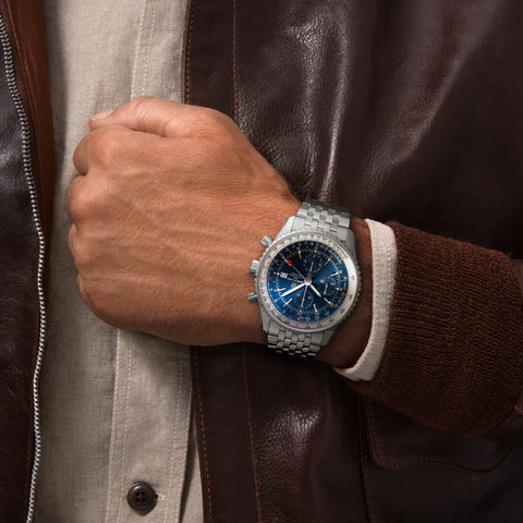 Breitling Watch Navitimer 1 Chronograph GMT 46 Steel