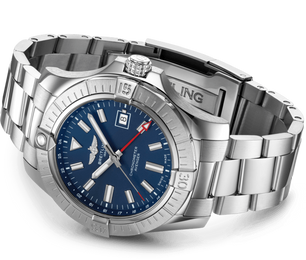 Breitling Watch Avenger Automatic GMT 45 Steel Bracelet D