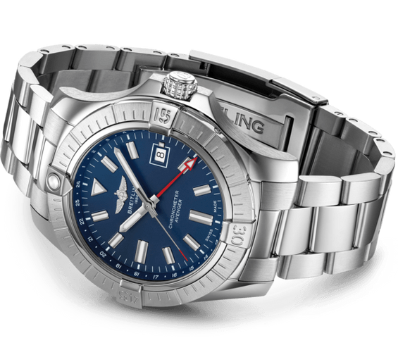 Breitling Watch Avenger Automatic GMT 45 Steel Bracelet D
