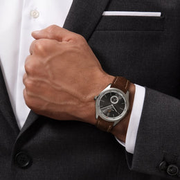 Breitling Watch Premier Automatic 40 Brown Nubuck Tang