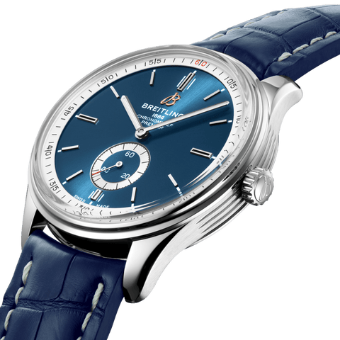 Breitling Watch Premier Automatic 40 Blue Croco Tang