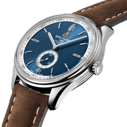 Breitling Watch Premier Automatic 40 Brown Nubuck Tang