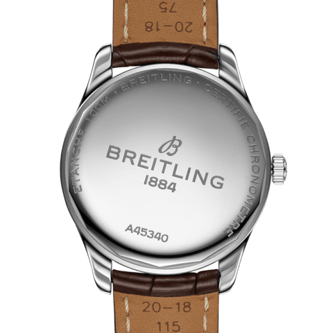Breitling Watch Premier Automatic Day and Date 40 Brown Croco Folding