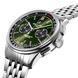 Breitling Watch Premier B01 Chronograph 42 Bentley British Racing Green Steel Navitimer