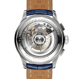 Breitling Watch Premier B01 Chronograph 42 Blue Croco Folding